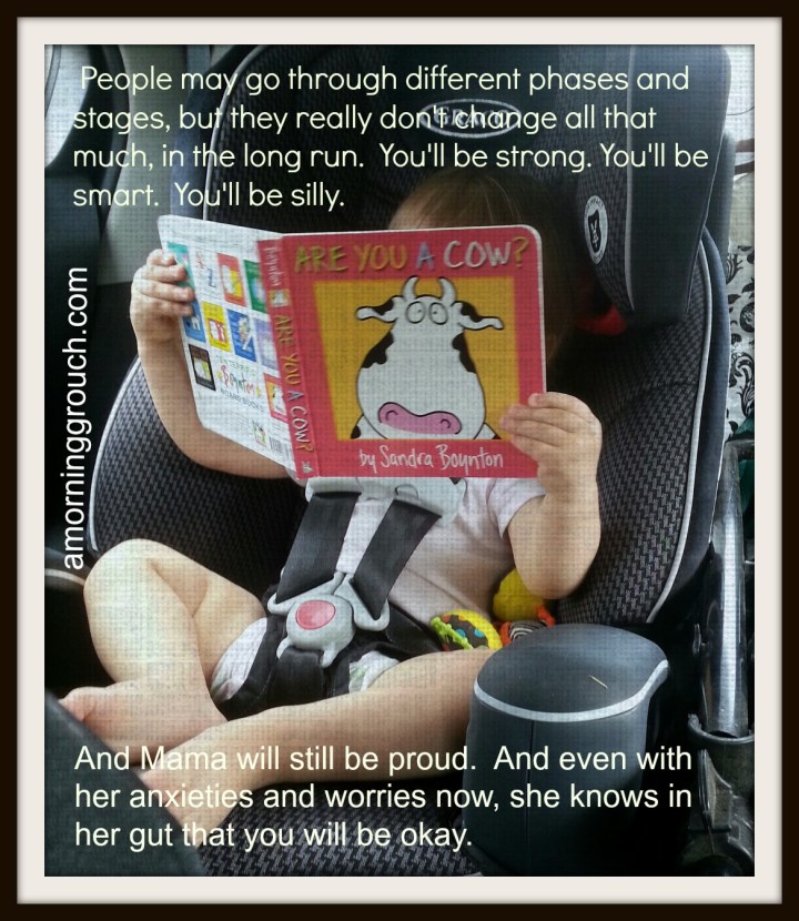 Mama worries, but knows that you will be okay.